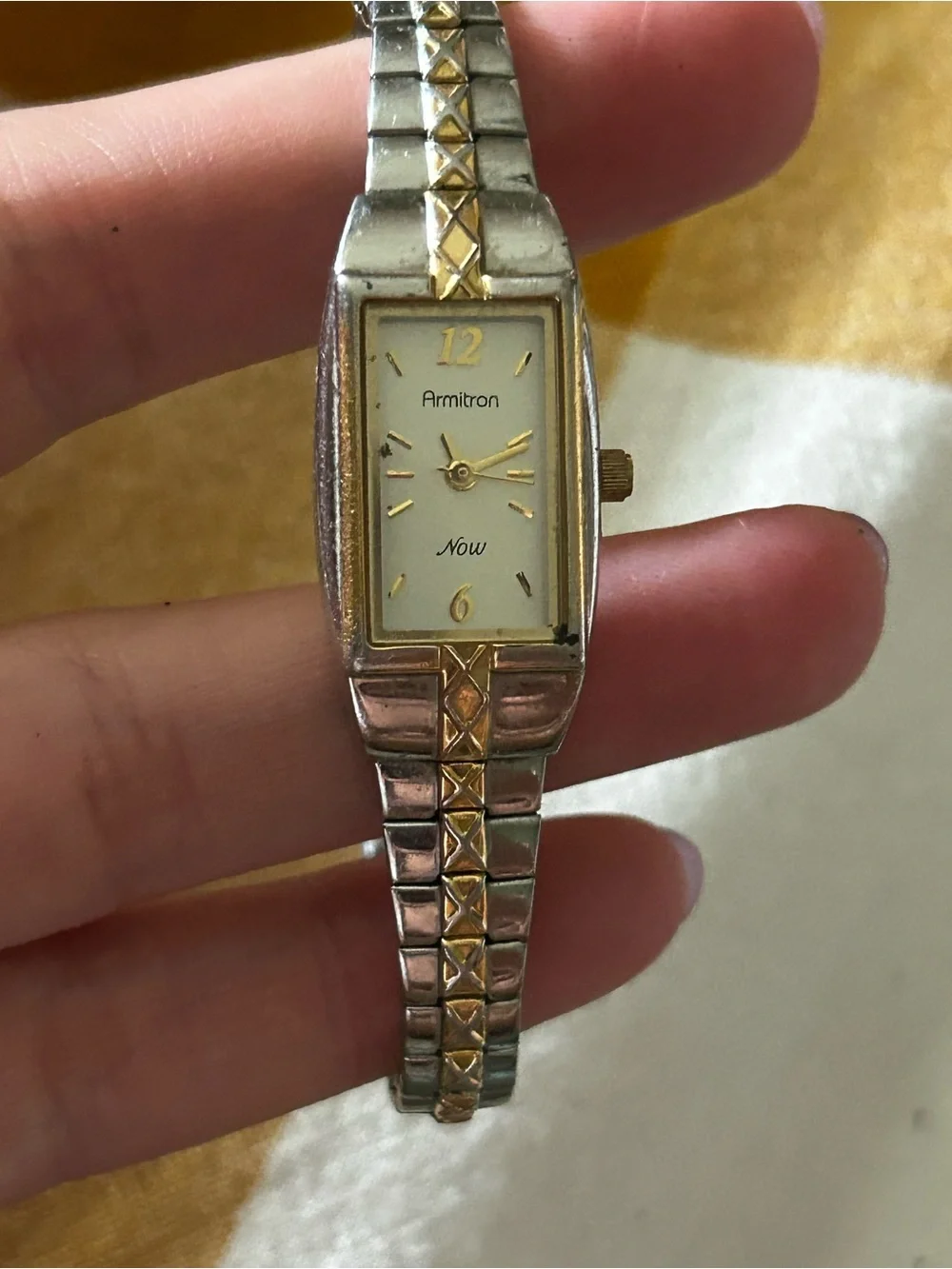 Vintage Armitron Now two toned watch